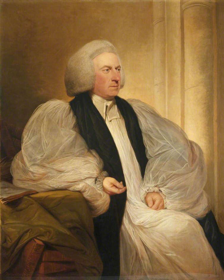 George Mason (1731?–1783), vintage artwork by Tilly Kettle, 12x8" (A4) Poster