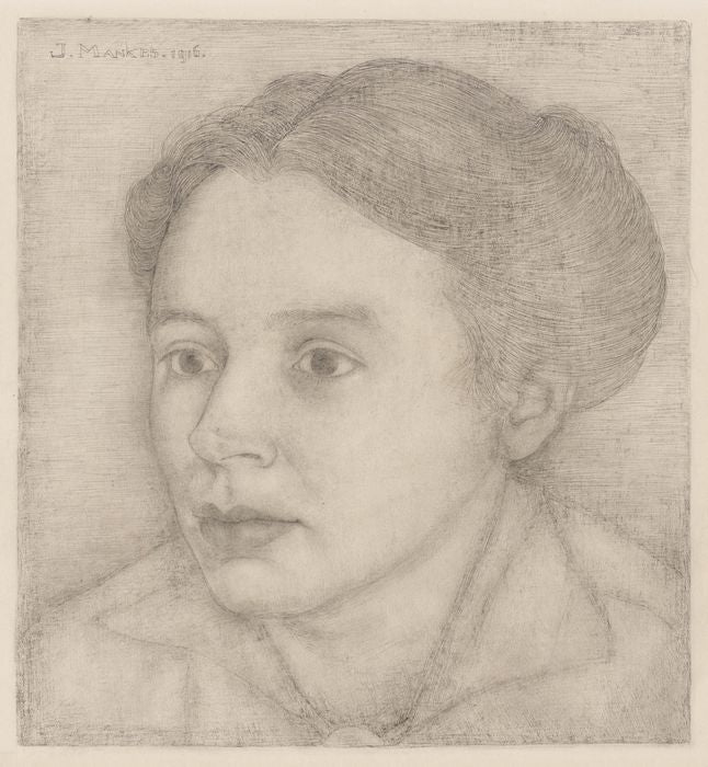 Portrait of Annie Mankes-Zernike by Jan Mankes,16x12(A3) Poster