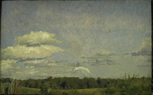 A View from Classens Have, vintage artwork by Christen Købke, A3 (16x12") Poster Print