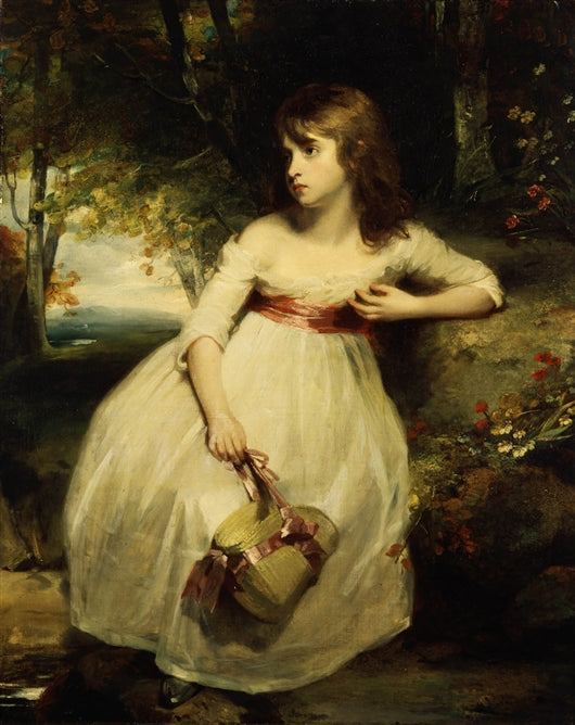 The Little Gardener, vintage artwork by John Hoppner, 12x8" (A4) Poster