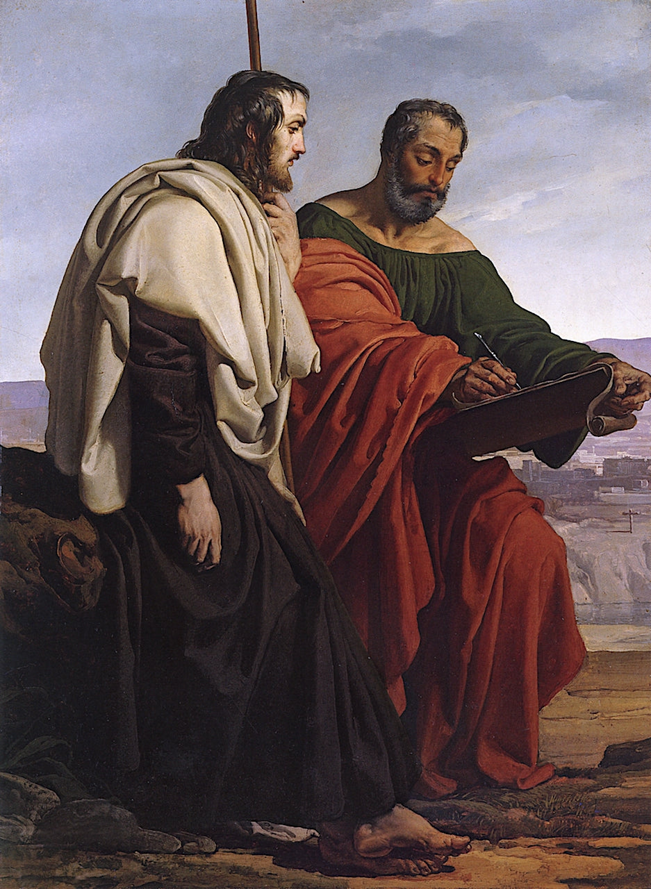The Apostles James and Philip, vintage artwork by Francesco Paolo Hayez, A3 (16x12") Poster Print