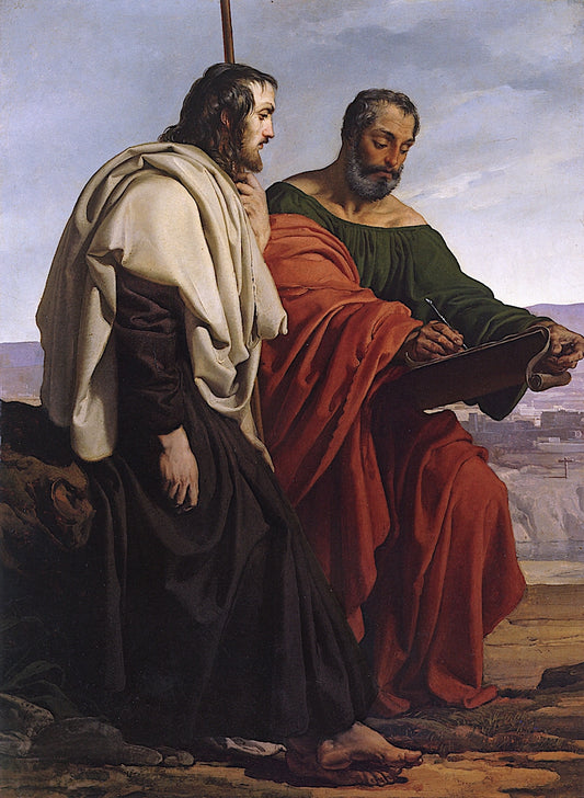 The Apostles James and Philip, vintage artwork by Francesco Paolo Hayez, A3 (16x12") Poster Print