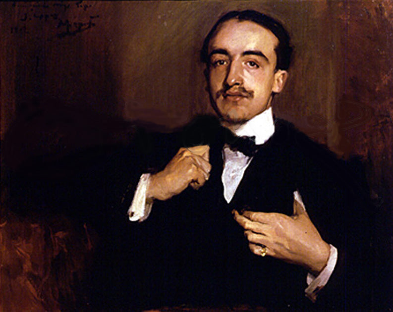 Autorretrato by José María Rodríguez-Acosta,16x12(A3) Poster