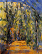 Bend in the Forest Road, vintage artwork by Paul Cezanne, 12x8" (A4) Poster