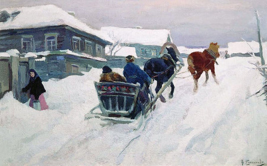 The Province, vintage artwork by Alexei Stepanov, 12x8" (A4) Poster