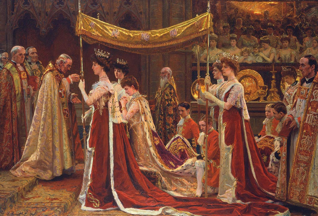 xandra at the Coronation of King Edward VII by Laurits Tuxen,A3(16x12")Poster