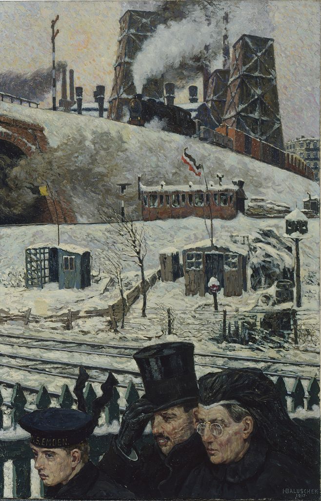 Wartime Winter by Hans Baluschek,A3(16x12")Poster