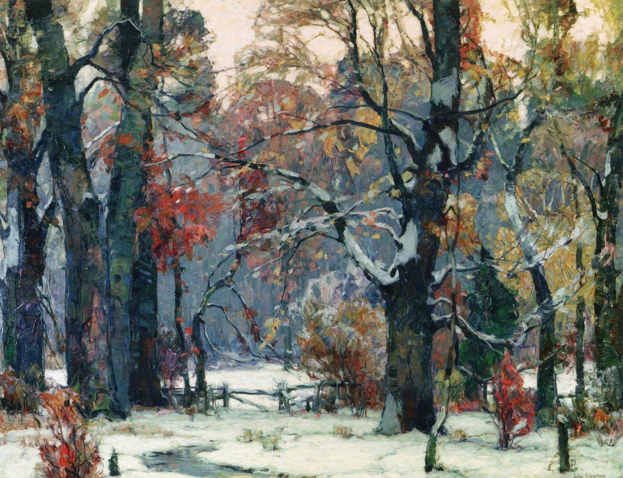 Forest Peace by John F. Carlson,16x12(A3) Poster