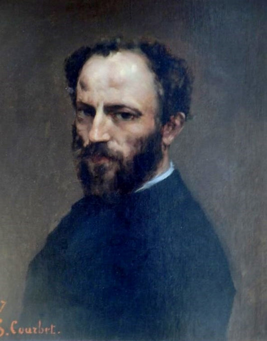 Armand Gautier, Painter (1825-1894), vintage artwork by Gustave Courbet, A3 (16x12") Poster Print