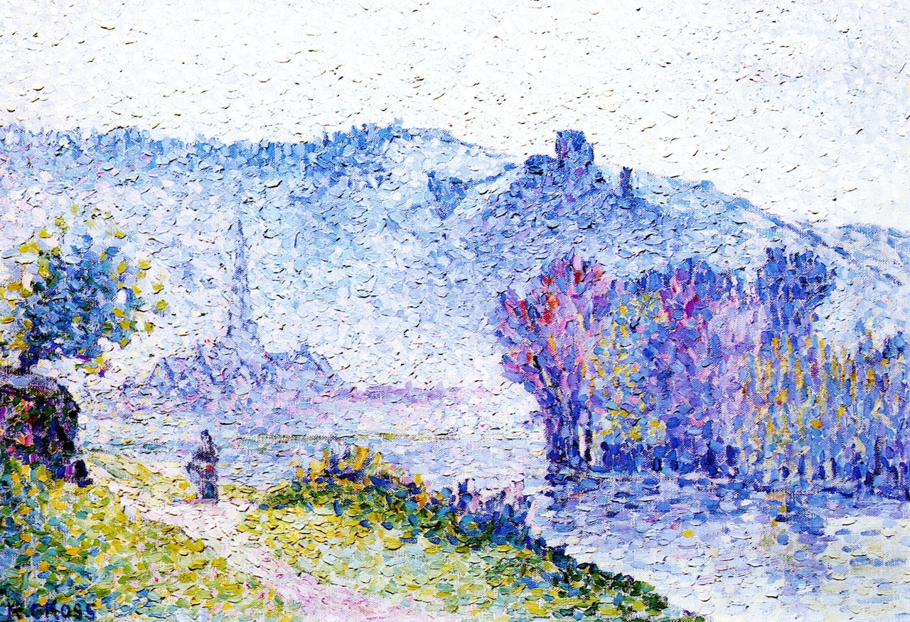 Les Andelys, Château Gaillard, Seine by Henri-Edmond Cross,A3(16x12")Poster