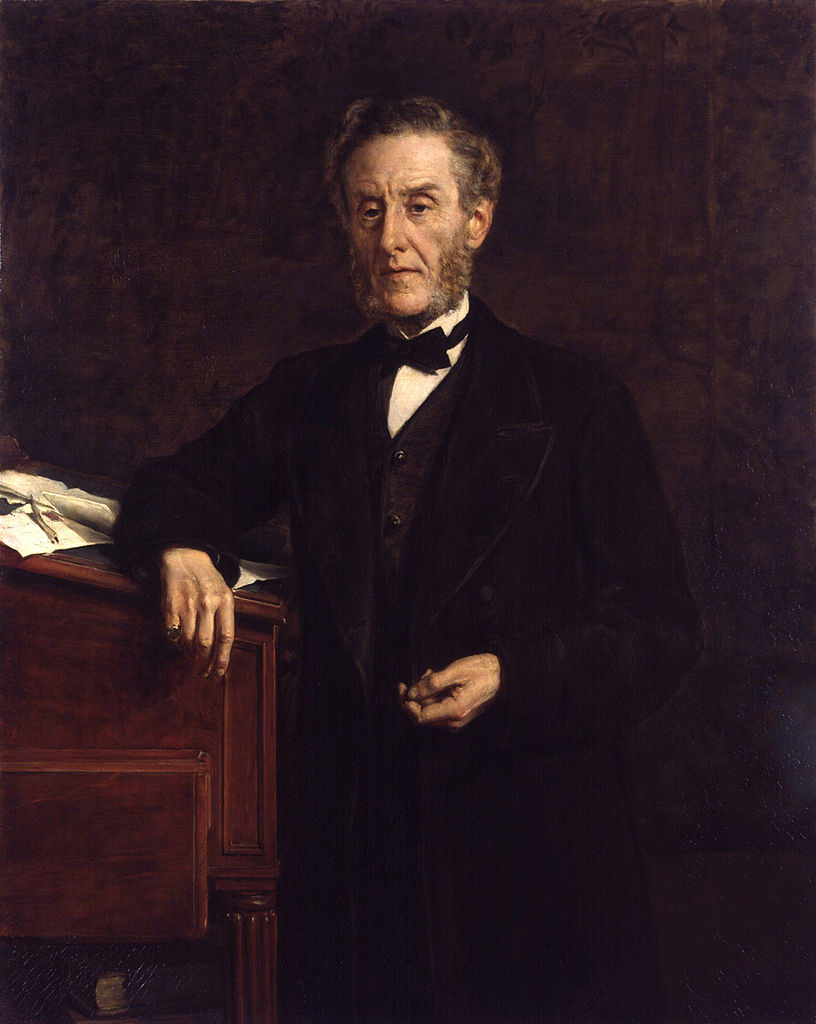 Anthony Ashley-Cooper, 7th Earl of Shaftesbury, vintage artwork by John Maler Collier, 12x8" (A4) Poster