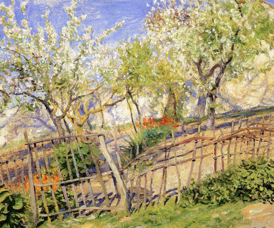 Blossoms and Wallflowers by Guy Orlando Rose,A3(16x12")Poster