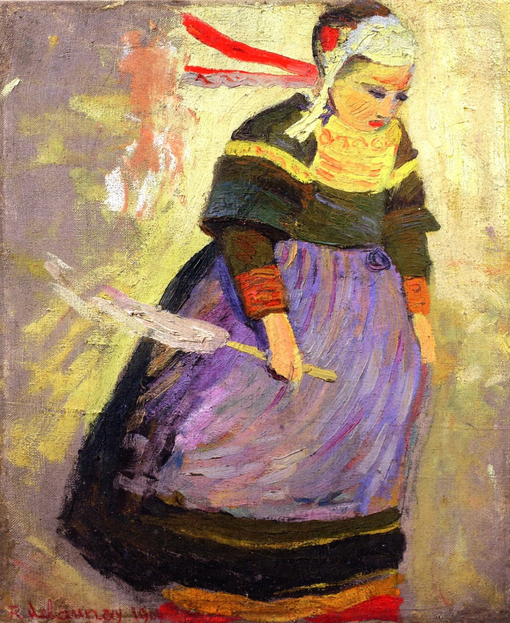 Breton Woman by Robert Delaunay,16x12(A3) Poster