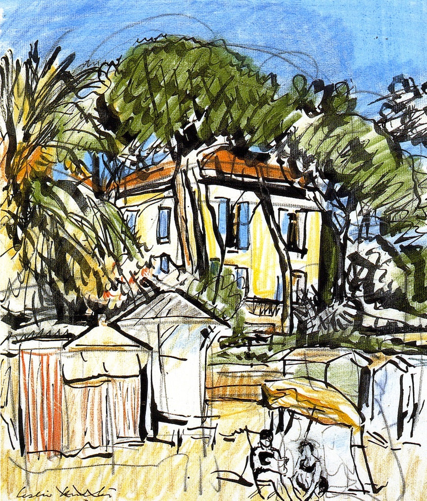 Juan-les-Pins by George Leslie Hunter,16x12(A3) Poster