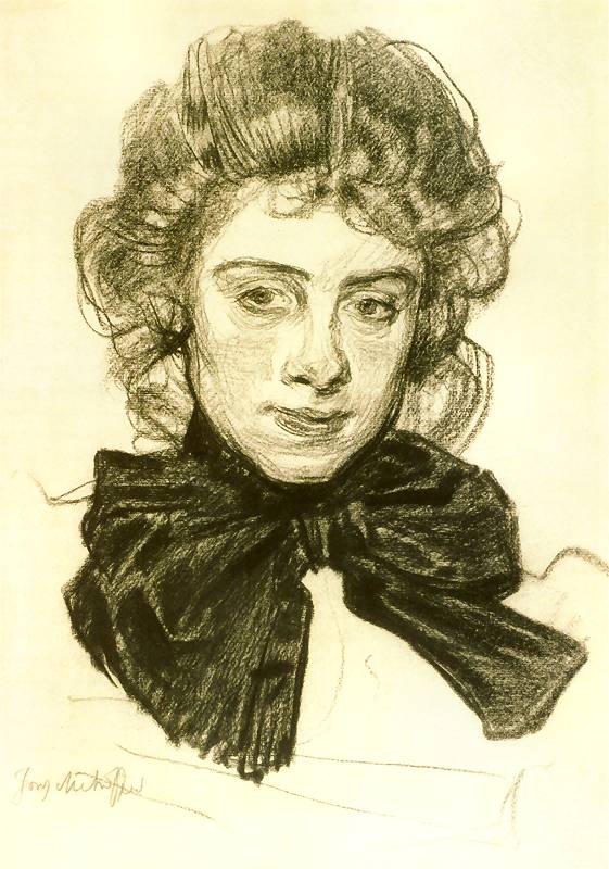 rait of Helene d'Abancourt de Franqueville by Jozef Mehoffer,A3(16x12")Poster
