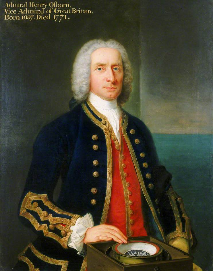 Captain Henry Osborn, vintage artwork by Claude Arnulphy, 12x8" (A4) Poster