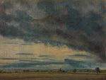 Evening Landscape after Rain, vintage artwork by John Constable, 12x8" (A4) Poster