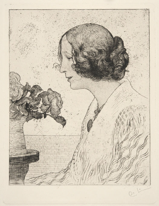 Anna Stina Alkusan, vintage artwork by Carl Larsson, 12x8" (A4) Poster