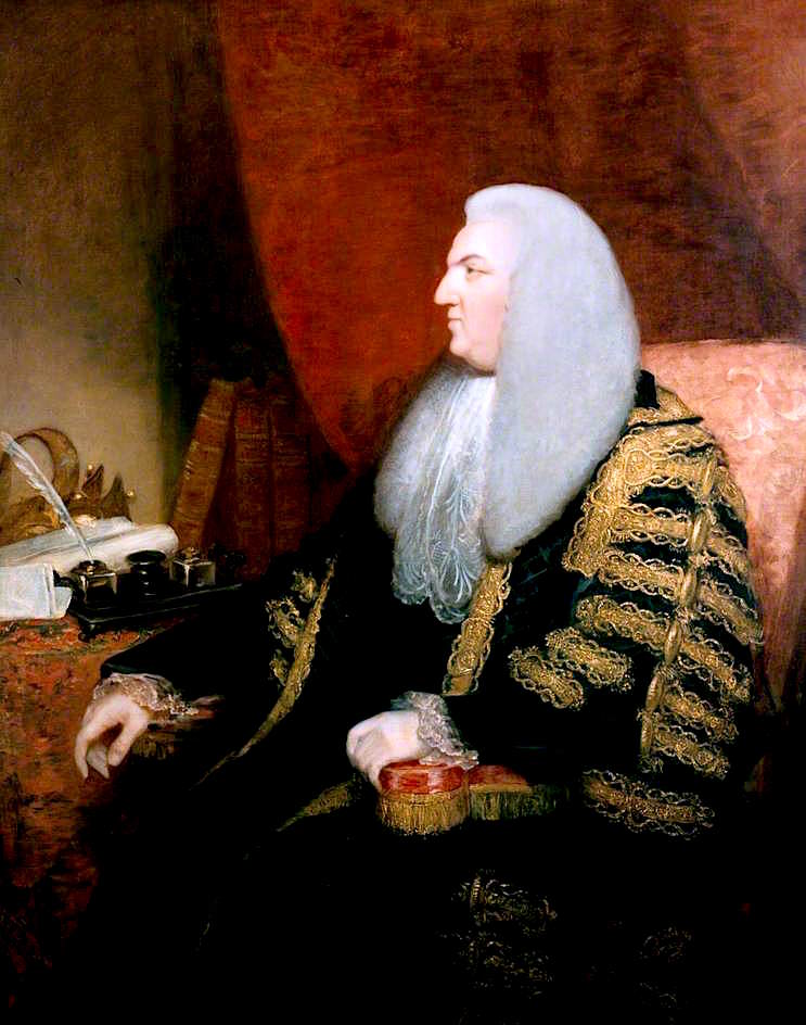 Fletcher Norton, 1st Baron Grantley, Speaker, vintage artwork by Sir William Beechey, 12x8" (A4) Poster