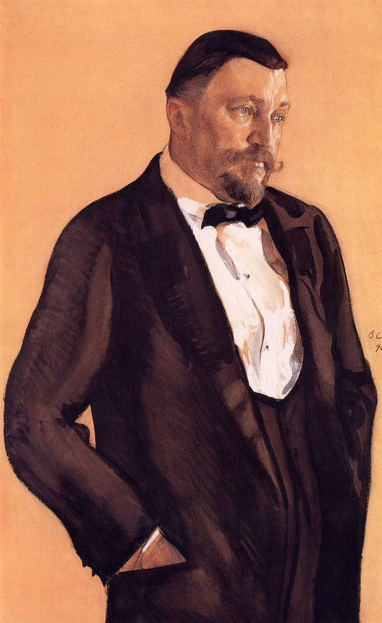 Portrait of Alexei Morozov by Valentin Serov,A3(16x12")Poster