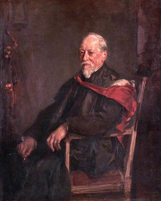 James Robertson, Professor of Hebrew and Semitic Languages at the University of Glasgow, vintage artwork by Edward Arthur Walton, R.S.A., P.R.S.W., 12x8" (A4) Poster