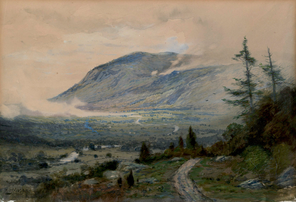 Mountain and Valley by James Henry Moser,A3(16x12")Poster