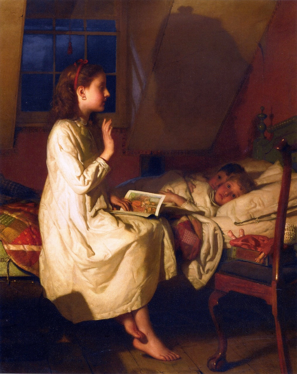 Story of Golden Locks, vintage artwork by Seymour Joseph Guy, 12x8" (A4) Poster