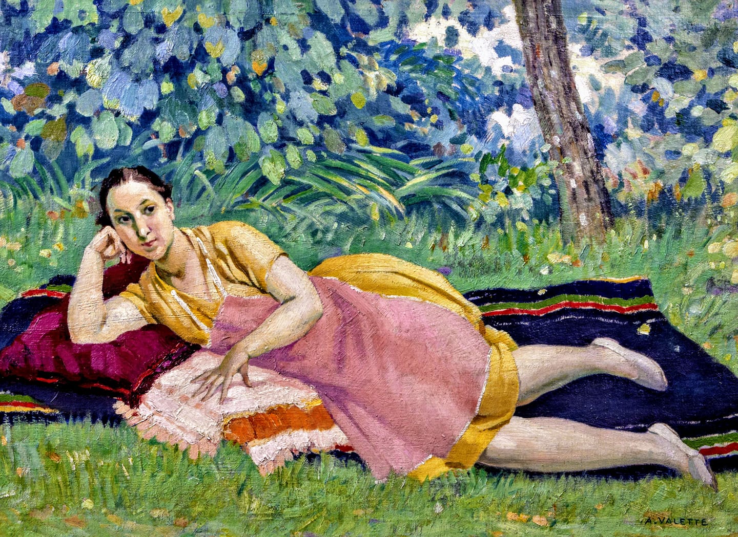 Apres-midi by Pierre Adolphe Valette,16x12(A3) Poster