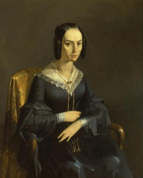 The Comtesse of Valmont, vintage artwork by Jean-François Millet, A3 (16x12") Poster Print