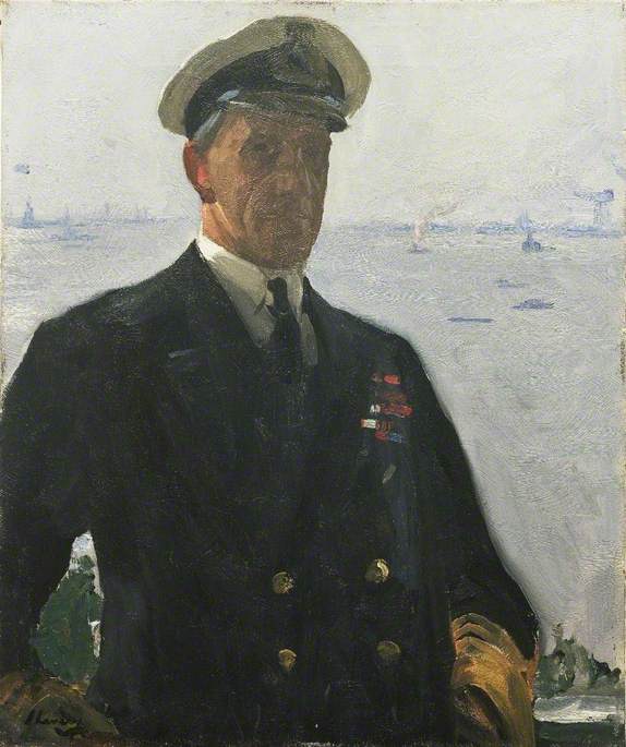 Admiral Sir Cecil Burney by Sir John Lavery, R.A.,A3(16x12")Poster