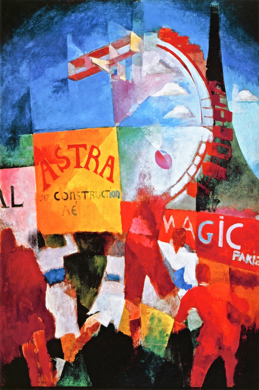 The Cardiff Team by Robert Delaunay,16x12(A3) Poster