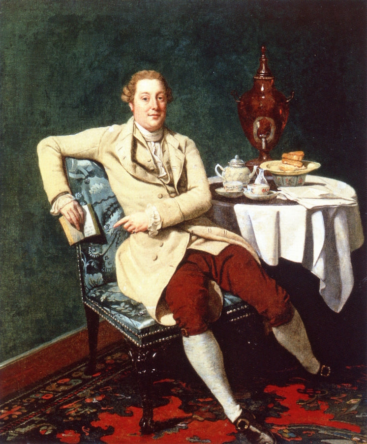 James Farrell Phipps, vintage artwork by Johann Zoffany, 12x8" (A4) Poster