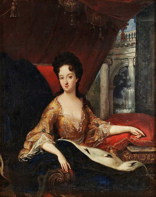 Queen Ulrika Eleonora, vintage artwork by David von Krafft, 12x8" (A4) Poster
