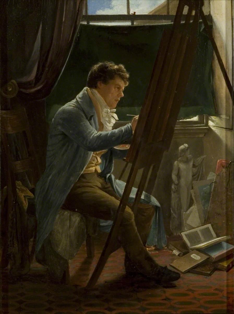 Edward Bird, vintage artwork by Edward Villiers Rippingille, A3 (16x12") Poster Print
