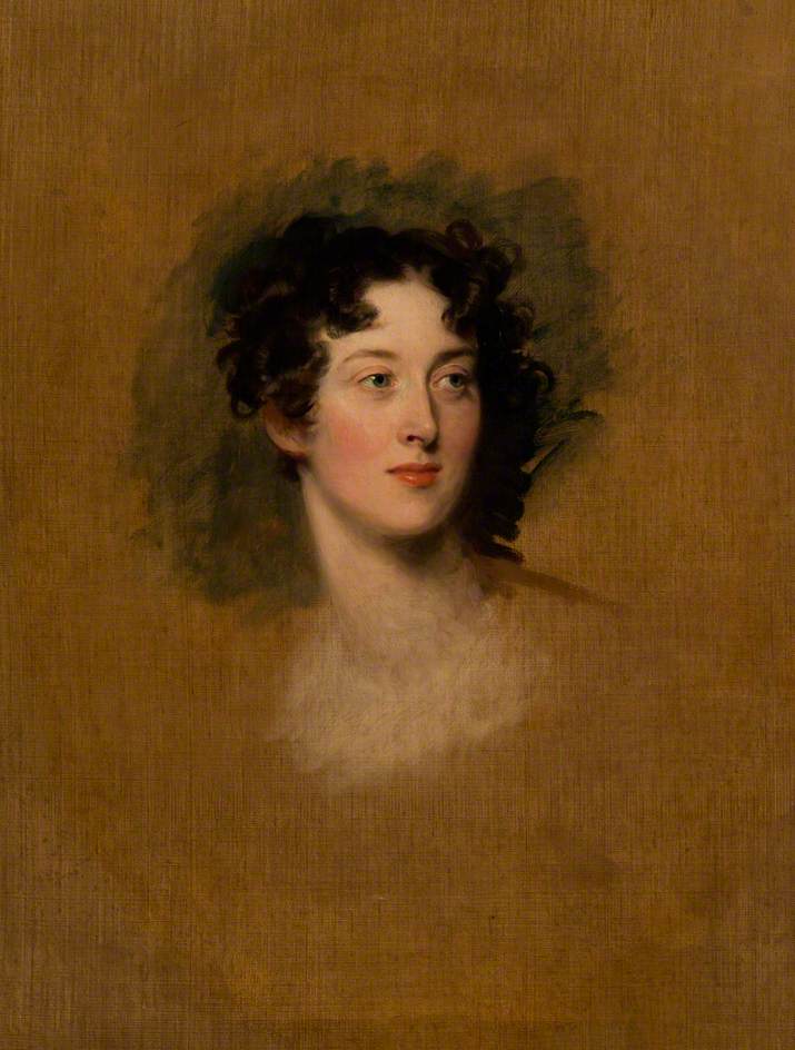 Elizabeth Thynne, Countess Cawdor, vintage artwork by Thomas Lawrence, 12x8" (A4) Poster