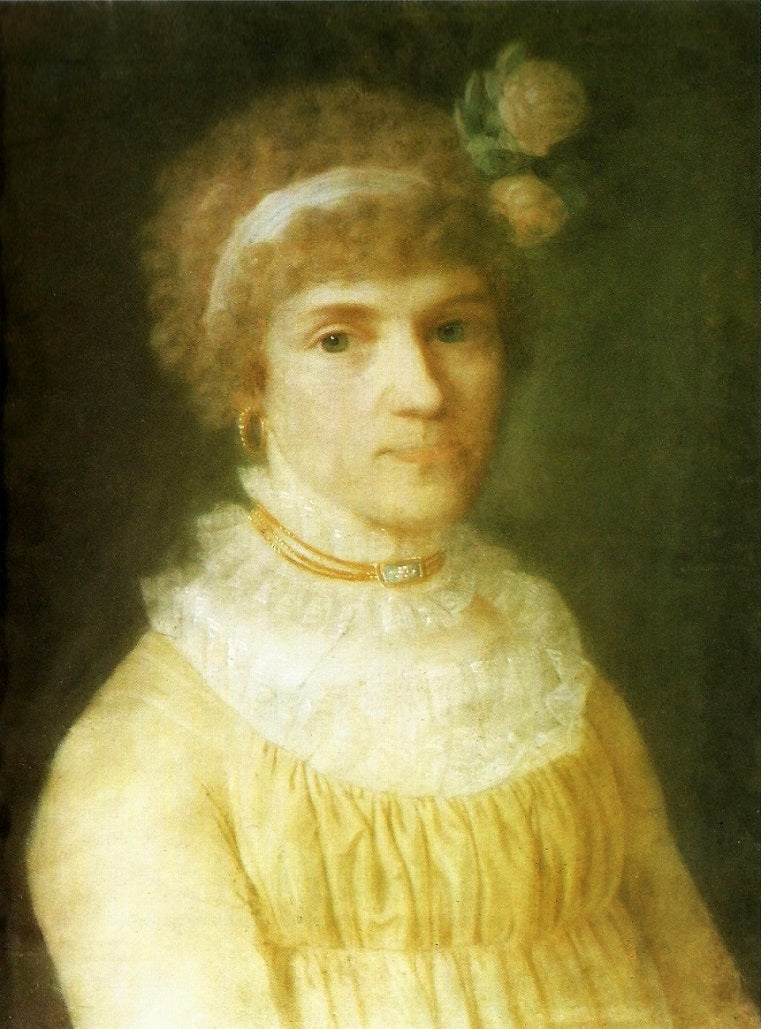 Anna ze Stadnickich Czaplińska, vintage artwork by Marcello Bacciarelli, 12x8" (A4) Poster