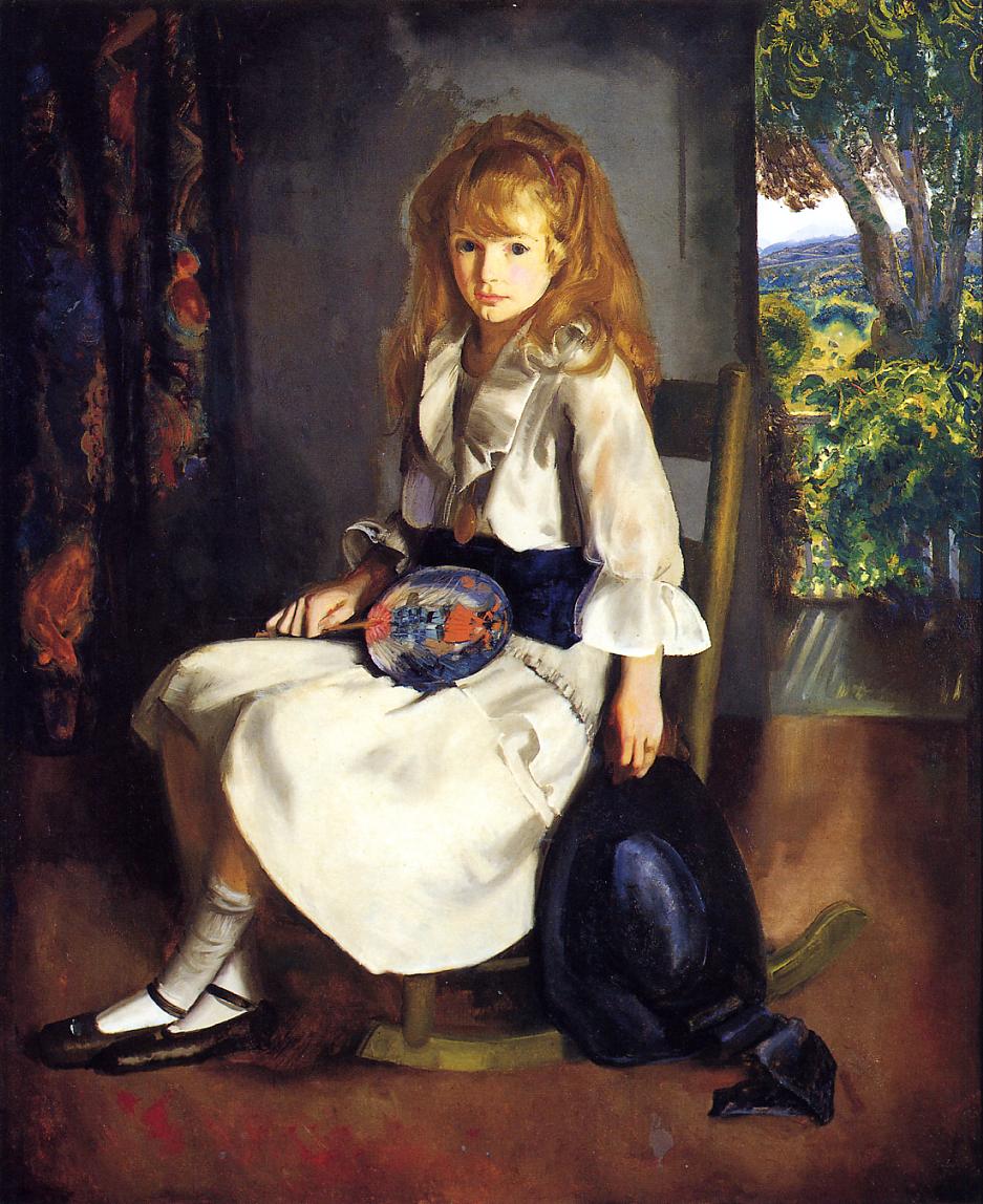 Anne in White by George Wesley Bellows,16x12(A3) Poster