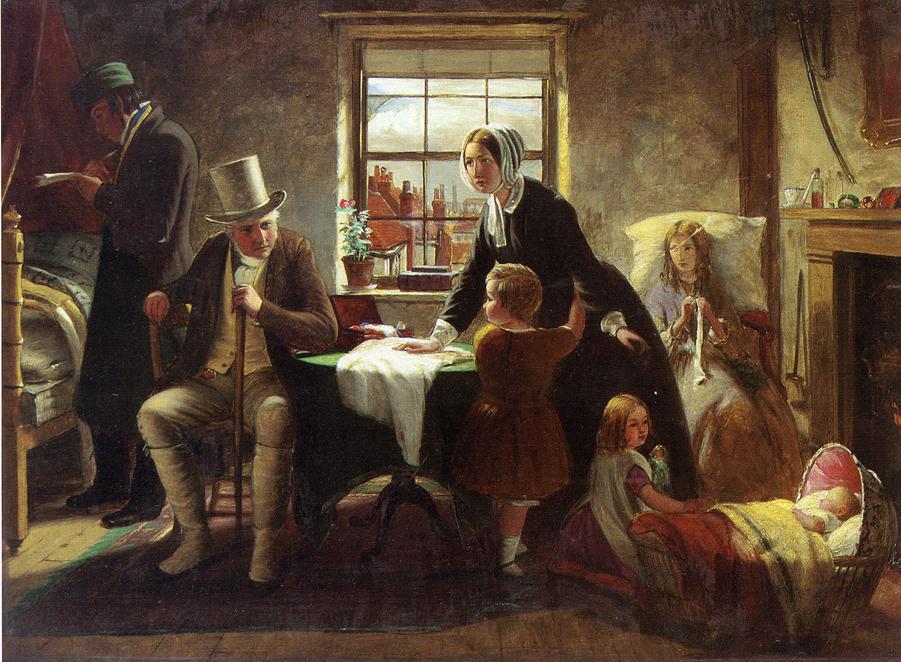 Relenting: The silence of pure innocence persuades, where speaking fails (The Winter's Tale), vintage artwork by Thomas Brooks, A3 (16x12") Poster Print