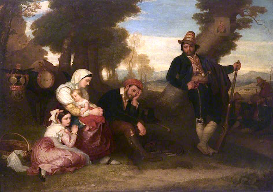 Held for Ransom, vintage artwork by Sir Charles Lock Eastlake, RA, A3 (16x12") Poster Print