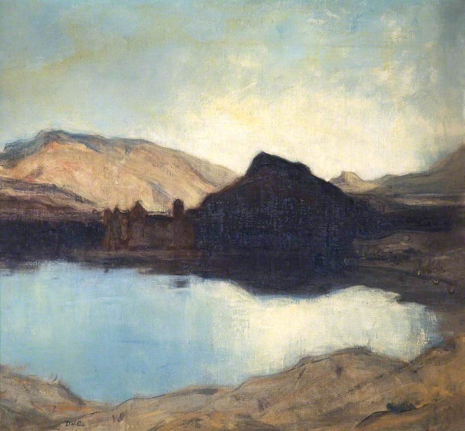 Head of Loch Ness, vintage artwork by Sir David Young Cameron, RA, 12x8" (A4) Poster