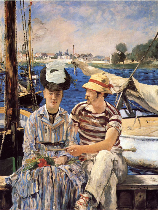 Argenteuil, vintage artwork by Édouard Manet, 12x8" (A4) Poster
