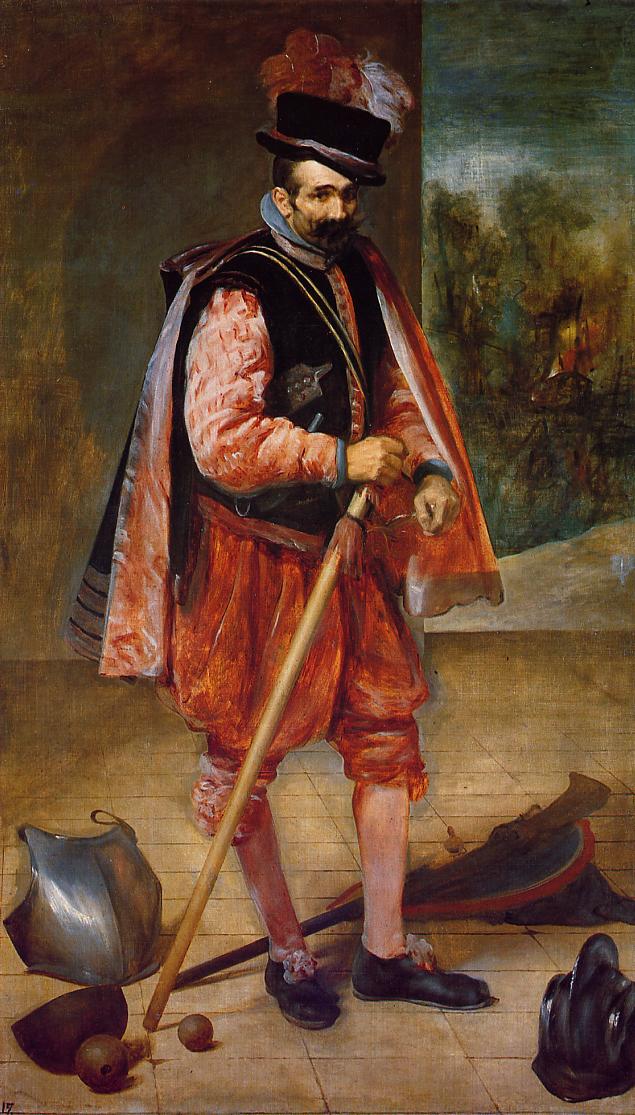 The Buffoon Juan de Austria, vintage artwork by Diego Velázquez, 12x8" (A4) Poster