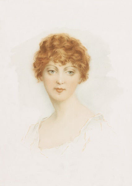 Female Head No. 1 Blonde by Alfred M. Turner,A3(16x12")Poster