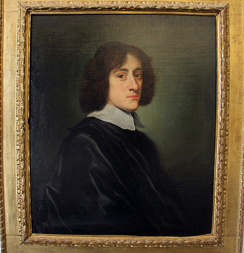 Giovanni Battista Spinola Jr., vintage artwork by Giovanni Battista Gaulli, 12x8" (A4) Poster