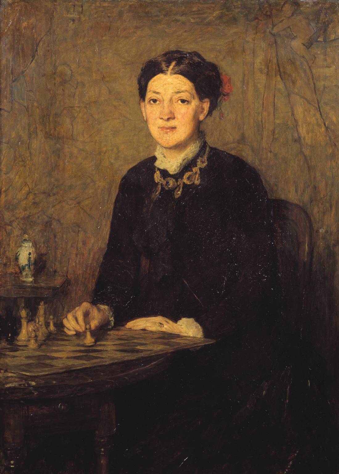Mrs Charles Moxon, vintage artwork by Sir William Quiller Orchardson, 12x8" (A4) Poster