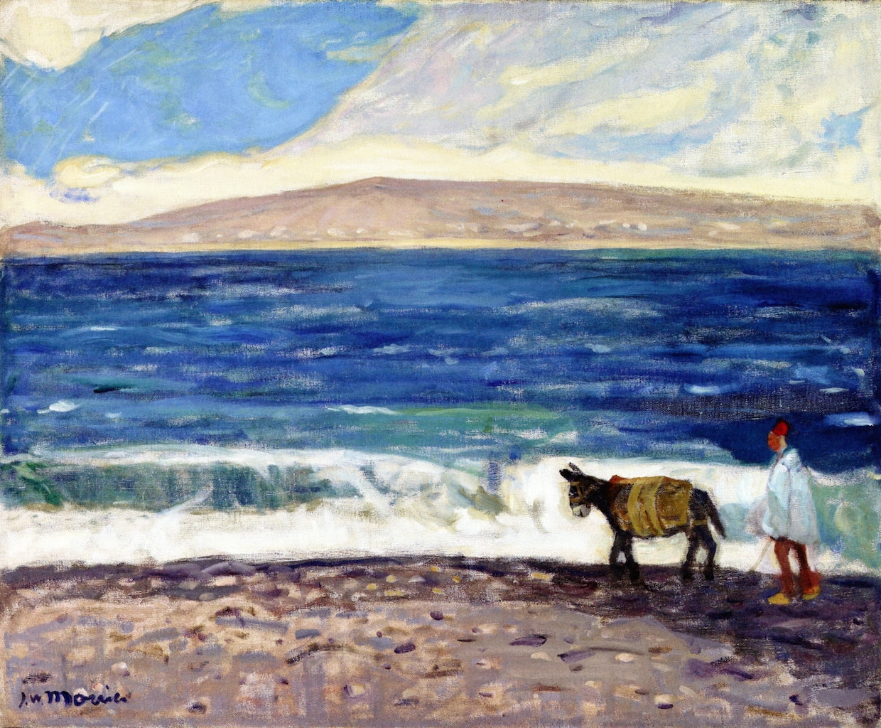 Tangier, the Beach by James Wilson Morrice,A3(16x12")Poster