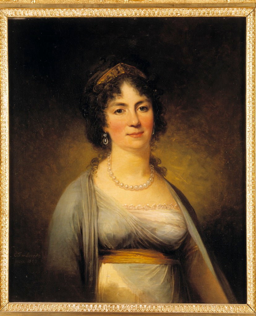 Ulrika Katarina Koskull, vintage artwork by Carl Fredrik von Breda, 12x8" (A4) Poster