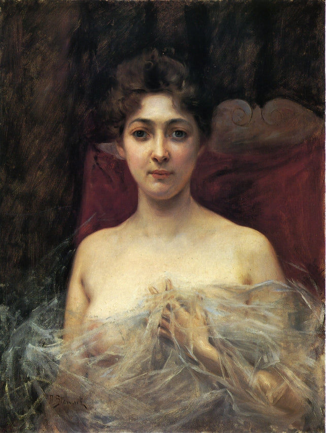 In the Boudoir by Julius LeBlanc Stewart,A3(16x12")Poster
