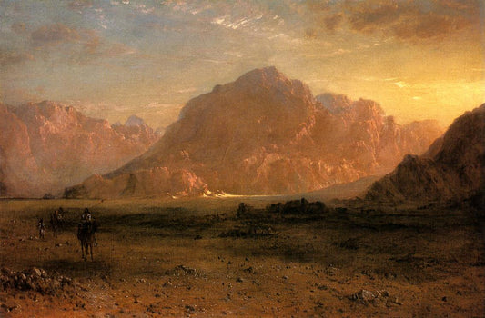 The Arabian Desert, vintage artwork by Frederic Edwin Church, 12x8" (A4) Poster