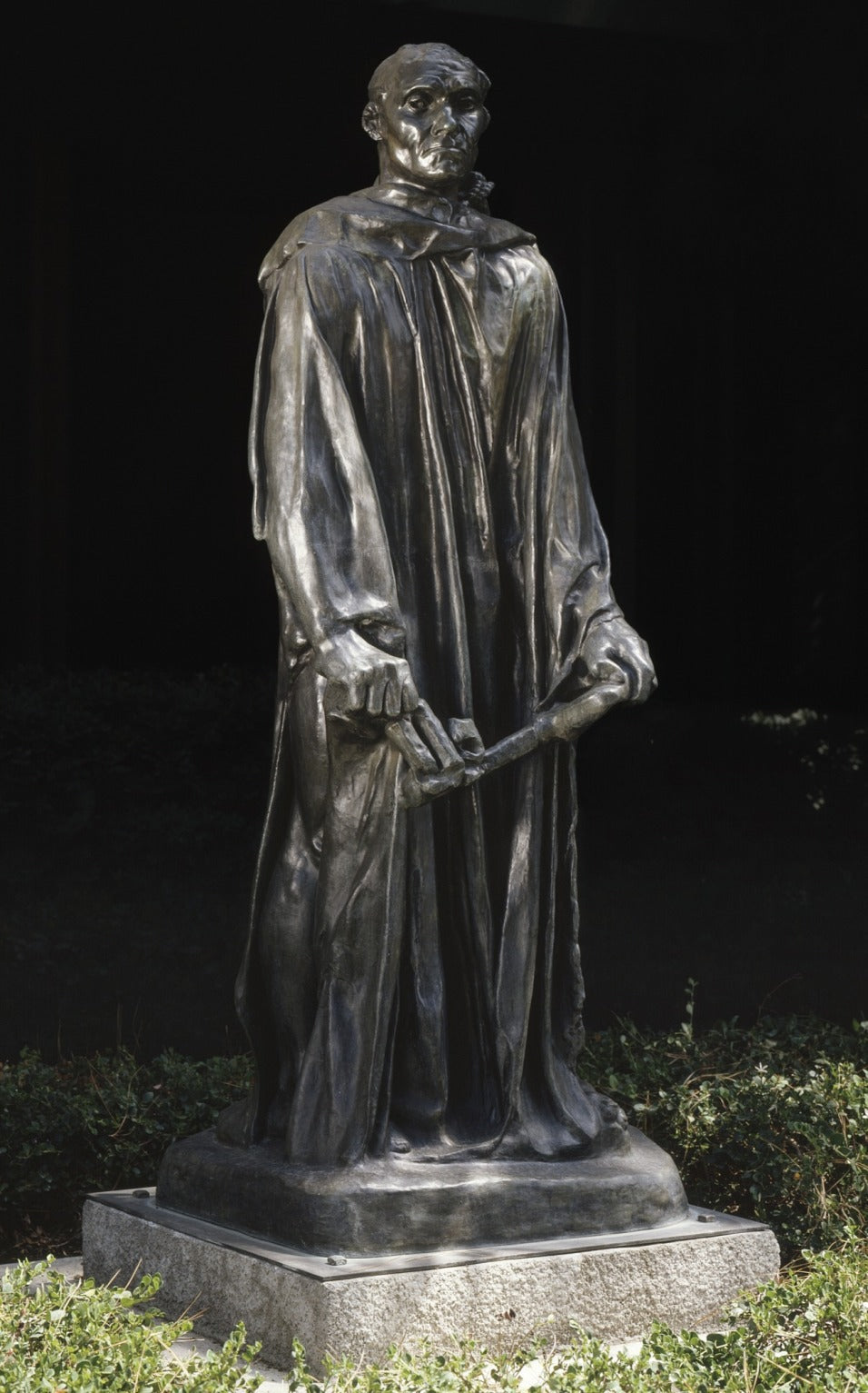 Jean d'Aire (From the Burghers of Calais model), vintage artwork by Auguste Rodin, 12x8" (A4) Poster